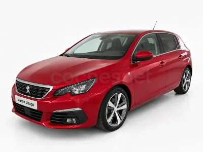 Usado Peugeot 308 130 CV (95 kW) 2018 Rojo Berlina