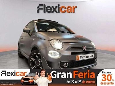 Usado Fiat 500 Sport 71 CV (52 kW) 2021 Gris Descapotable