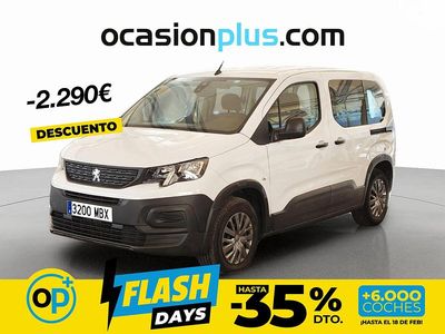 Usado Peugeot Rifter Active 100 CV (73 kW) 2022 Blanco Monovolumen