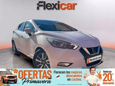 Usado Nissan Micra N-Connecta 90 CV (66 kW) 2018 Blanco Utilitario