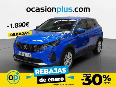 Azul Usado 2021 Peugeot 3008 Active SUV | 20.290 € (Precio justo)