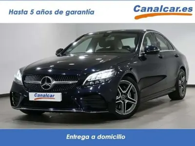 Usado Mercedes C300 231 CV (169 kW) 2018 Azul Berlina