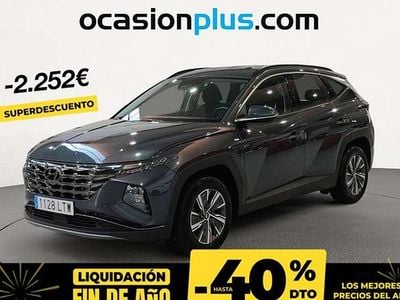 Gris Usado 2021 Hyundai Tucson SUV | 22.528 € (Precio justo)
