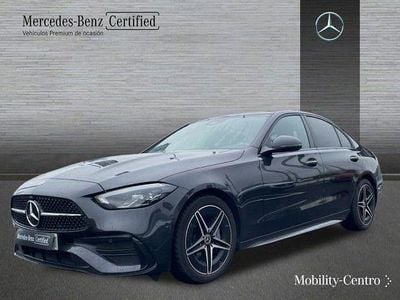 Usado Mercedes C220 AMG line 200 CV (147 kW) 2022 Verde olivo mate Berlina