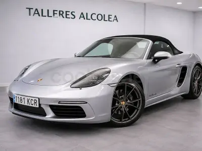 Usado Porsche 718 Boxster 300 CV (220 kW) 2017 Gris / plata Descapotable