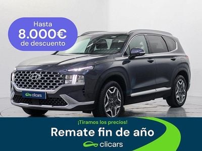 Blanco Usado 2021 Hyundai Santa Fe SUV | 34.990 € (Precio justo)