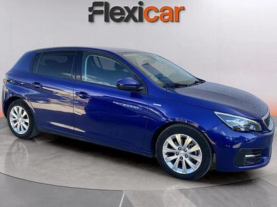 Usado Peugeot 308 Style 131 CV (96 kW) 2020 Azul Utilitario