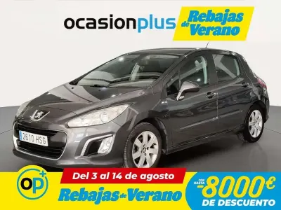Usado Peugeot 308 Active 115 CV (84 kW) 2013 Gris Utilitario
