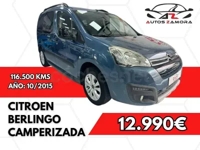 Usado Citroën Berlingo Feel 100 CV (73 kW) 2015 Azul Monovolumen