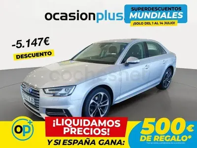 Usado Audi A4 S-Line 150 CV (110 kW) 2018 Gris / plata Berlina