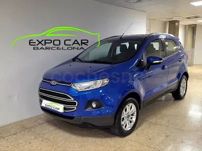 Usado Ford Ecosport Trend 125 CV (91 kW) 2015 Azul SUV
