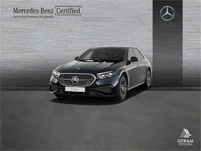 Usado Mercedes E220 AMG line 197 CV (144 kW) 2025 Azul Berlina