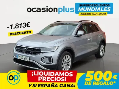 Usado VW T-Roc Life 115 CV (84 kW) 2024 Gris SUV