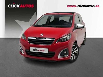 Usado Peugeot 108 Allure 72 CV (52 kW) 2021 Rojo Utilitario