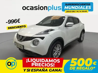 Usado Nissan Juke N-Connecta 110 CV (80 kW) 2018 Blanco SUV