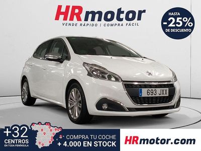 Usado Peugeot 208 Allure 100 CV (73 kW) 2017 Blanco Utilitario