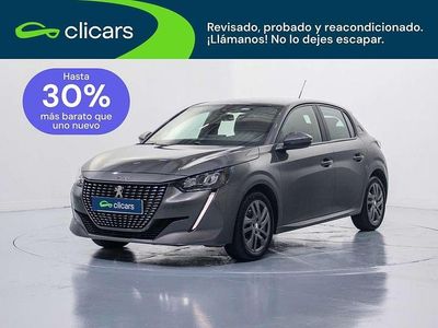Usado Peugeot 208 Active 102 CV (75 kW) 2021 Gris Utilitario