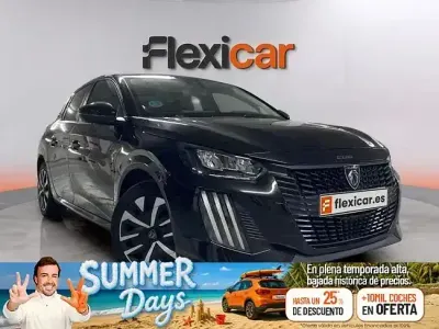 Usado Peugeot 208 Style 100 CV (73 kW) 2024 Negro Utilitario
