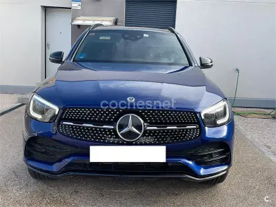 Usado Mercedes GLC300de 306 CV (225 kW) 2020 Azul SUV