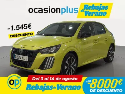 Usado Peugeot 208 Style 110 CV (80 kW) 2025 Amarillo Utilitario
