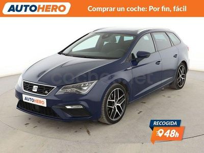 Usado Seat Leon FR 190 CV (139 kW) 2019 Azul Familiar