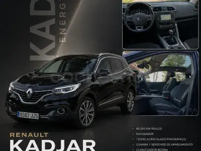 Usado Renault Kadjar Intens 110 CV (80 kW) 2016 Azul SUV