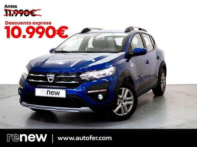 Usado Dacia Sandero Comfort 91 CV (66 kW) 2022 Azul Berlina