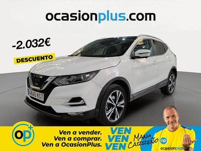 Usado Nissan Qashqai N-Connecta 115 CV (84 kW) 2017 Blanco SUV
