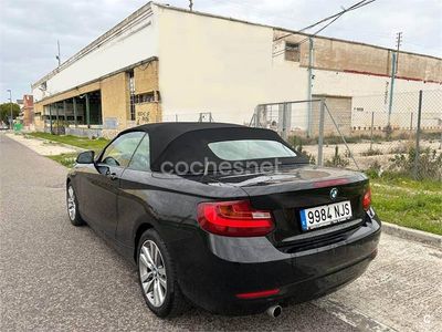 Usado BMW 218 150 CV (110 kW) 2015 Negro Descapotable
