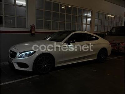 Usado Mercedes C250 AMG line 204 CV (150 kW) 2017 Blanco Coupe