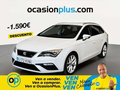 Usado Seat Leon ST FR 150 CV (110 kW) 2019 Blanco Familiar