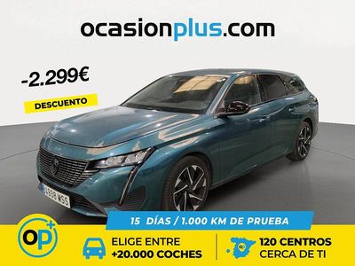 Azul Usado 2024 Peugeot 308 Allure Familiar | 19.900 € (Precio justo)