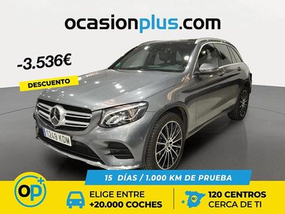 Usado Mercedes GLC250 204 CV (150 kW) 2017 Gris SUV