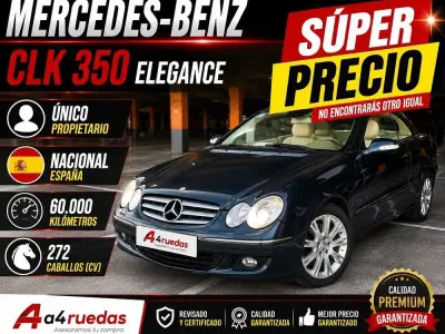 Usado Mercedes CLK200 Elegance 272 CV (200 kW) 2006 Azul Coupe