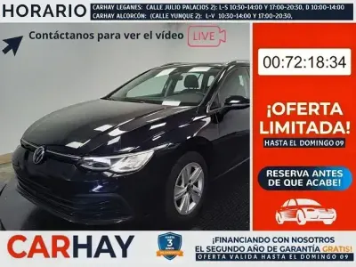 Usado VW Golf VIII Life 110 CV (80 kW) 2021 Negro Familiar