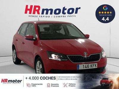 Usado Skoda Fabia Ambition 75 CV (55 kW) 2017 Rojo Berlina