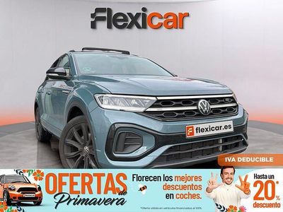 Usado VW T-Roc R-line 150 CV (110 kW) 2022 Verde SUV