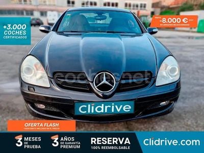 Usado Mercedes SLK200 184 CV (135 kW) 2008 Negro Descapotable