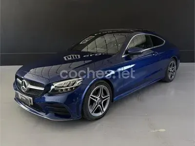 Usado Mercedes C220 194 CV (142 kW) 2020 Azul Coupe