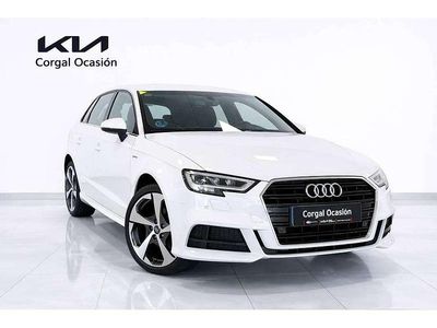 Usado Audi A3 Sportback g-tron S-Line 110 CV (80 kW) 2018 Blanco Utilitario