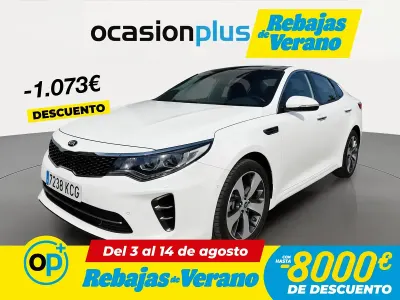 Usado Kia Optima GT-Line 141 CV (103 kW) 2017 Blanco Berlina