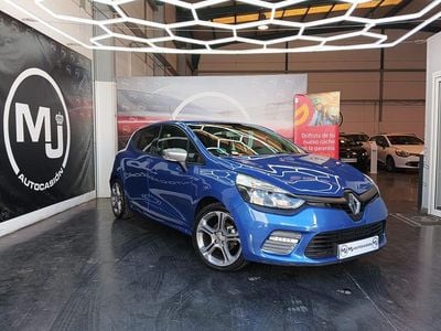 Usado Renault Clio IV GT 120 CV (88 kW) 2015 Azul Berlina