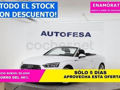 Usado Audi A5 Cabriolet S-Line 190 CV (139 kW) 2018 Blanco Descapotable