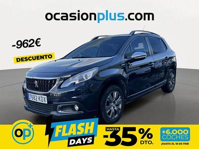 Usado Peugeot 2008 Style 82 CV (60 kW) 2017 Gris SUV