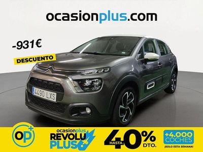 Usado Citroën C3 Feel 83 CV (61 kW) 2022 Gris Utilitario