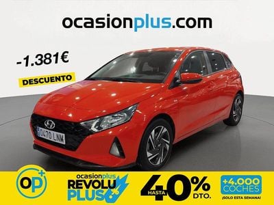 Usado Hyundai i20 100 CV (73 kW) 2021 Rojo Utilitario