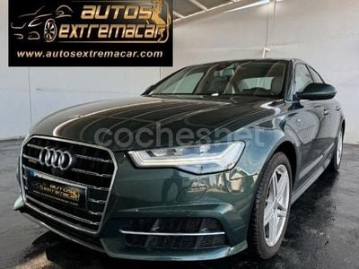 Usado Audi A6 S-Line 190 CV (139 kW) 2017 Verde Berlina