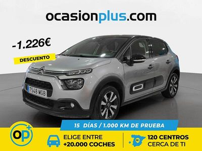 Gris Usado 2023 Citroën C3 PureTech | 13.150 € (Precio justo)