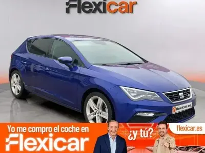 Usado Seat Leon FR 150 CV (110 kW) 2018 Azul Berlina