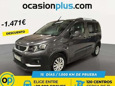 Usado Peugeot Rifter Active 131 CV (96 kW) 2019 Plateado Monovolumen